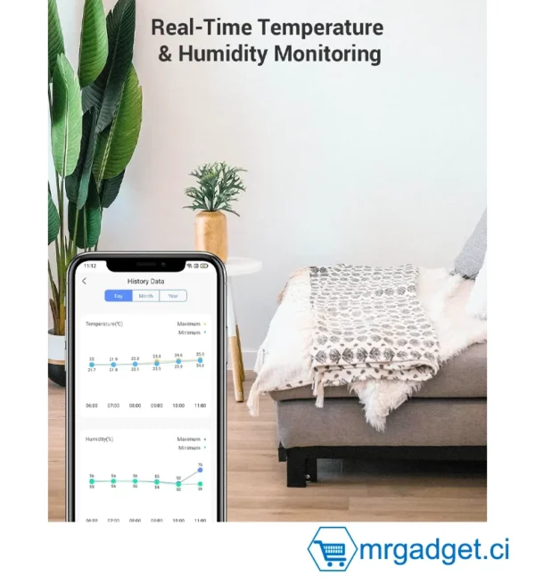 EZVIZ T51C Thermomètre Interieur Maison – Image 5