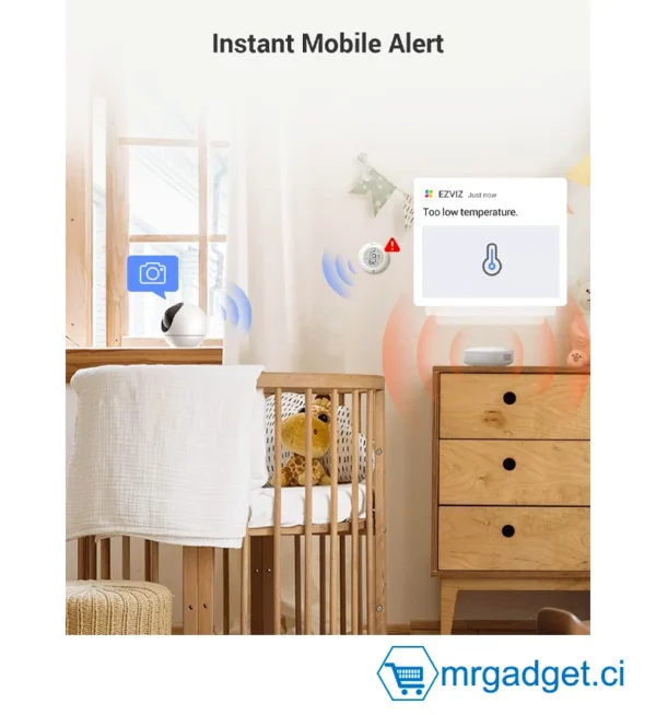 EZVIZ T51C Thermomètre Interieur Maison – Image 6